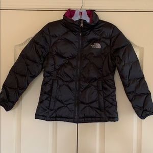 North Face girls down puffer coat size L (14/16)